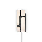 Ariel Wall Lamp Plug-In Bronze & Alabaster