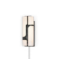 Ariel Wall Lamp Plug-In Bronze & Alabaster