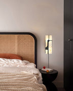 Ariel Wall Lamp Plug-In Bronze & Alabaster