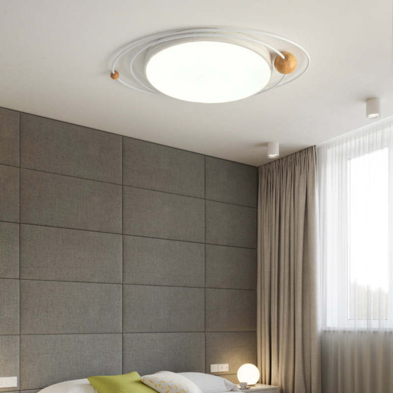 Arisha Modern Ceiling Light LED Wood Living Room