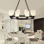 Silva Retro Glass Chandelier for Living Room