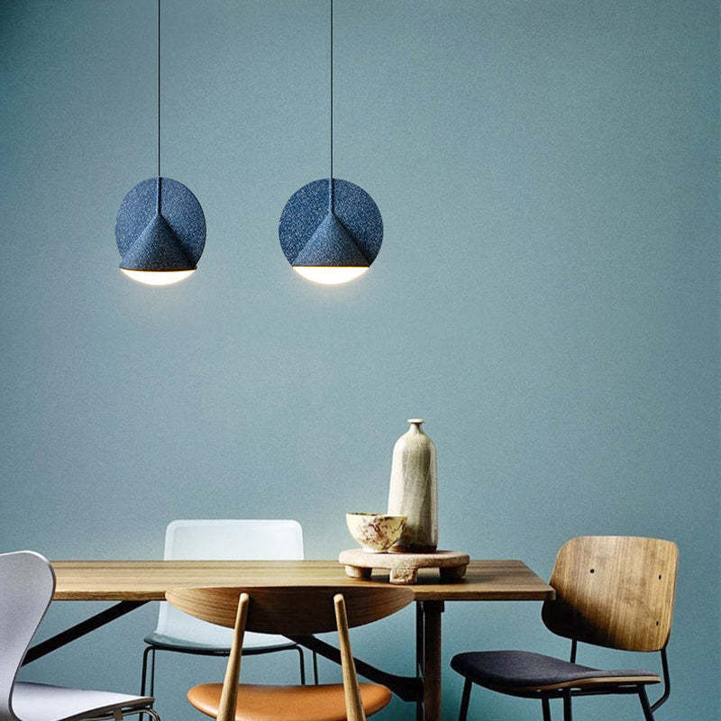 Arisha Modern LED Colorful Shade Hanging Pendant Light