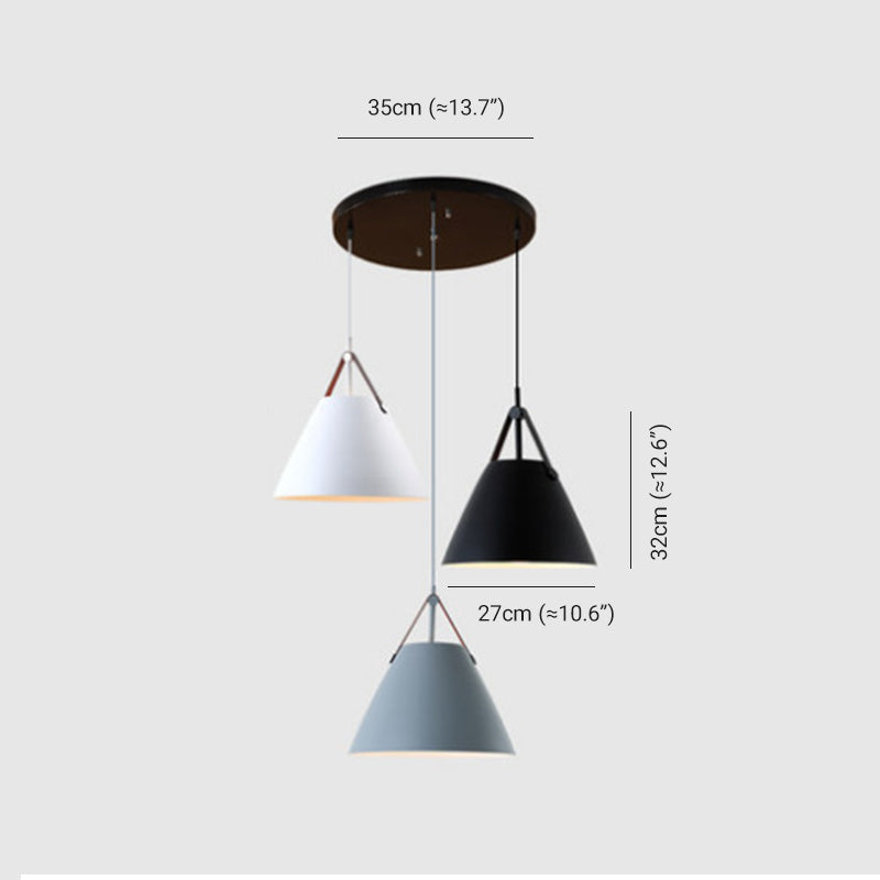 Arisha Pedant Light Cluster, 3 Color