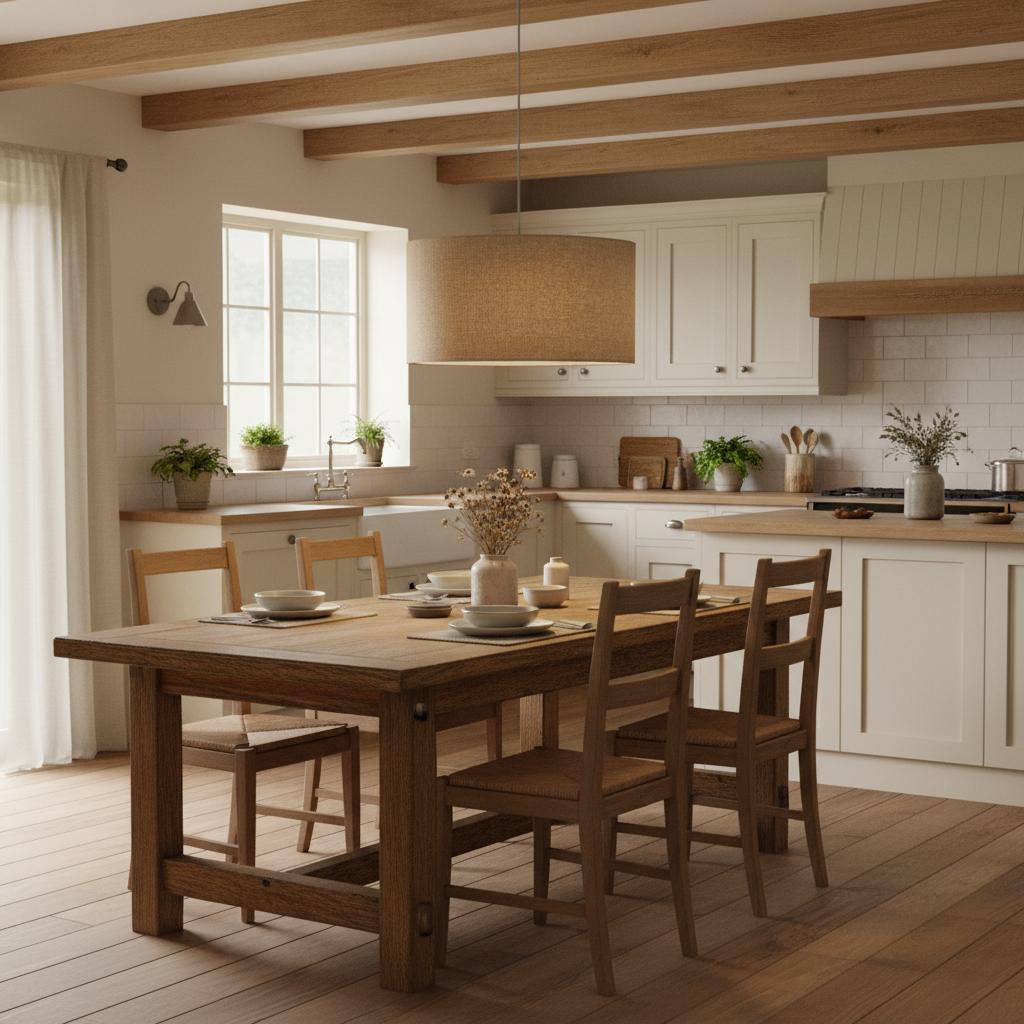Rowan Linen Drum Pendant Light Transitional Living