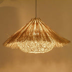 Ritta Hand-Woven Rattan Modelling Pendant Light