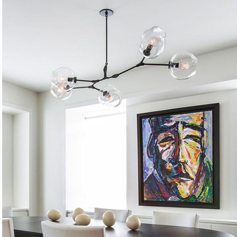 Valentina Nordic Modern Glass Pendant Light Bubble - Letslighting
