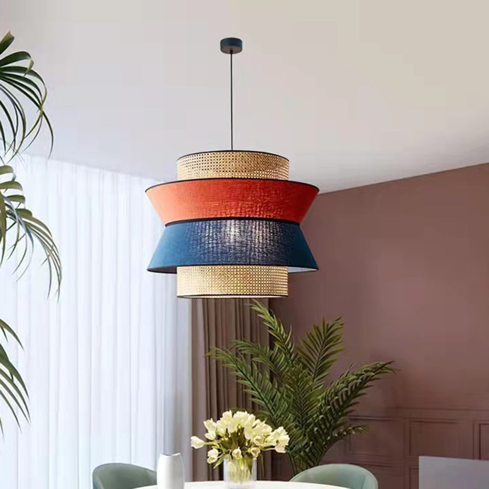 Ritta and Rattan Pendant Light