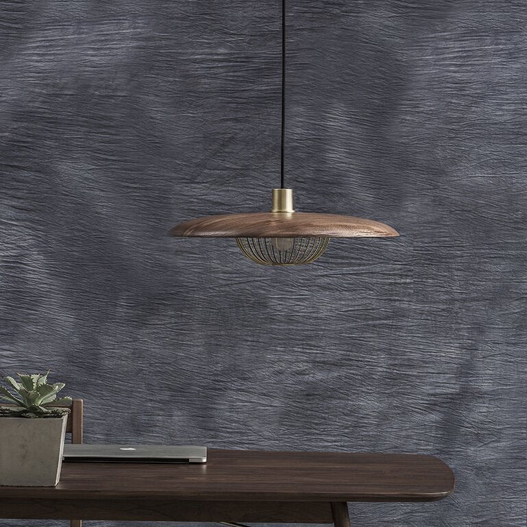 Arisha Modern Nordic Sutle Pendant Light Wood