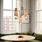 Slant Ceramic Multi-Light Pendant Light