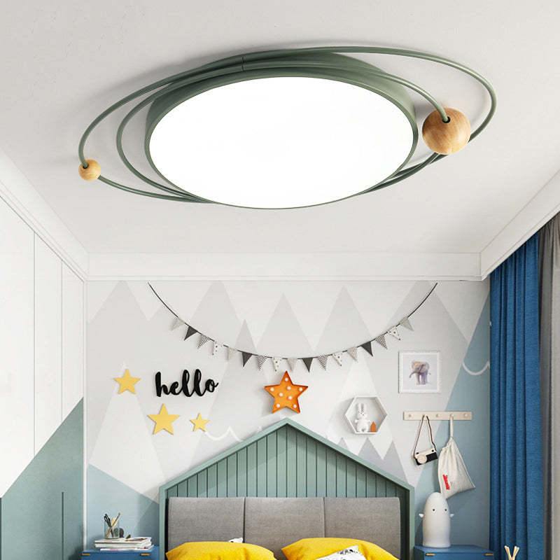 Arisha Modern Ceiling Light LED Wood Living Room