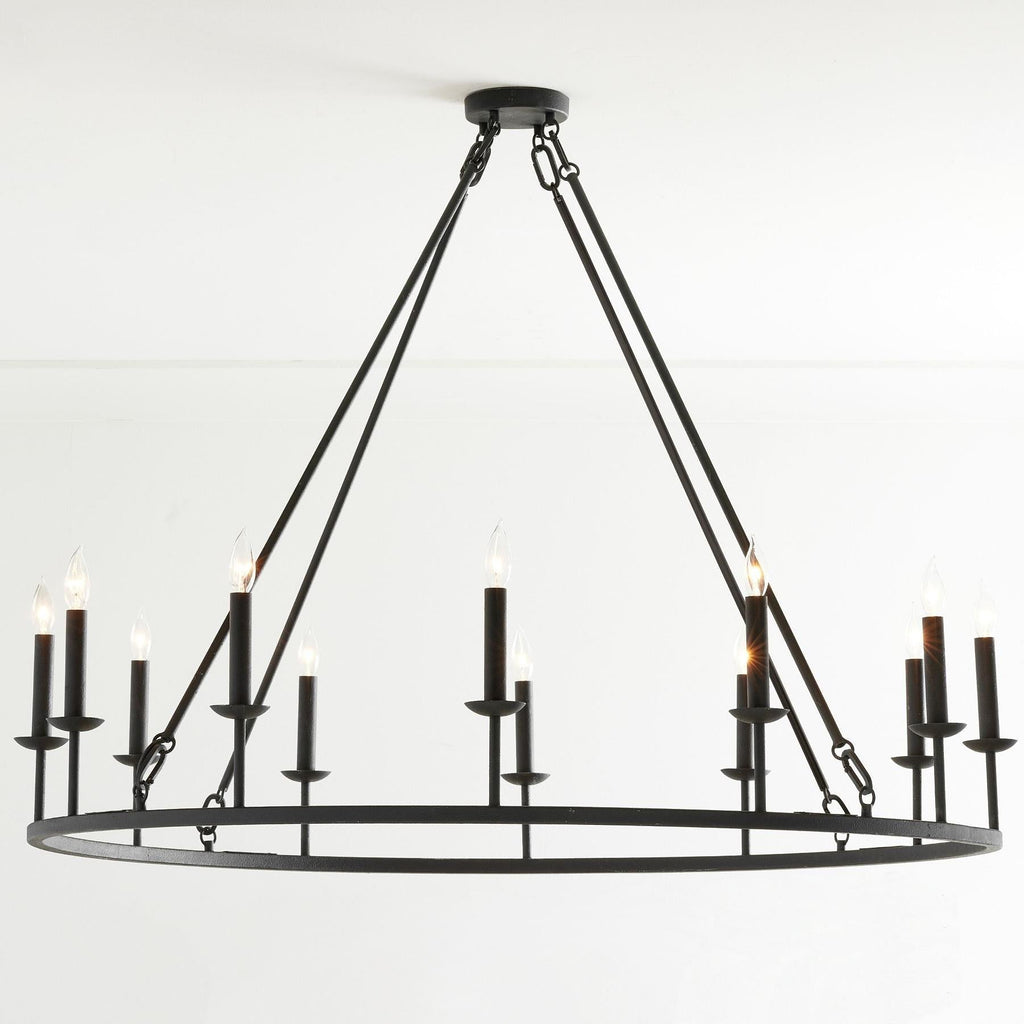 Lodge Chandelier Metal
