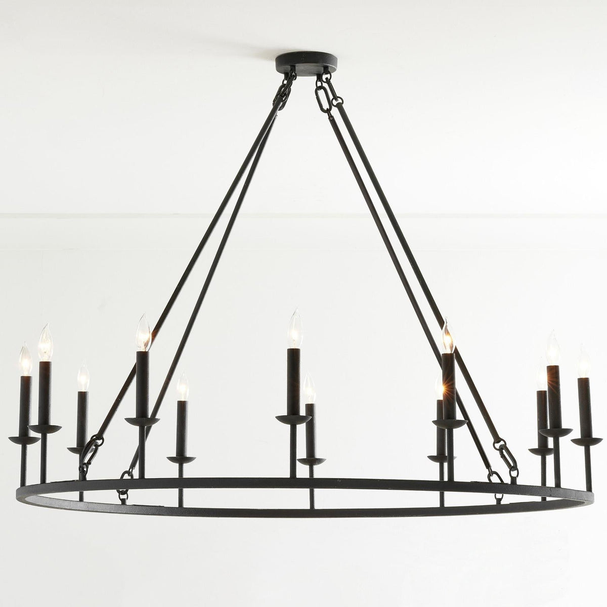 Lodge Chandelier Metal
