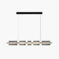 Arisha Modern Nordic Linear Copper Glass Pendant Light Brass