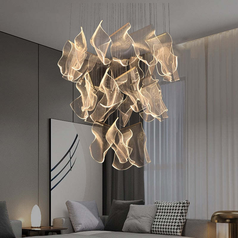 Kristy Artistic Acrylic Silk Chandelier