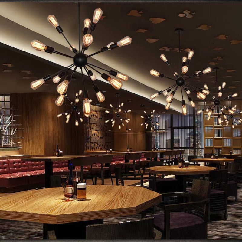 Epoch Industrial Chandelier Restaurant Dining Room