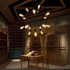 Epoch Industrial Chandelier Restaurant Dining Room