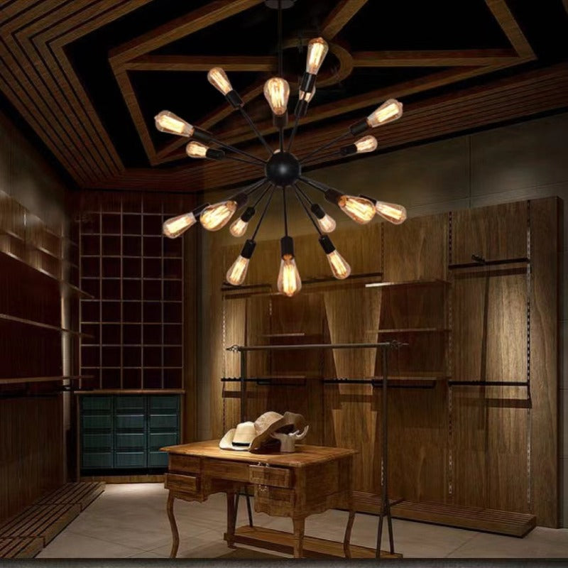 Epoch Industrial Chandelier Restaurant Dining Room