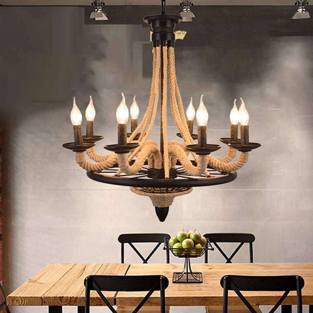 Epoch Antique LED Pendant Light Rope Bar