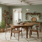Tallow Modern 2 Light Linear Chandelier  Dining Room