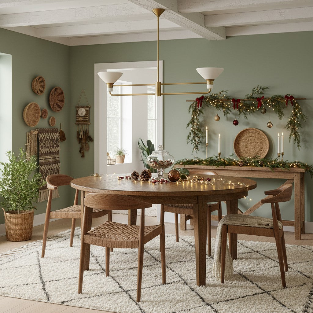 Tallow Modern 2 Light Linear Chandelier  Dining Room