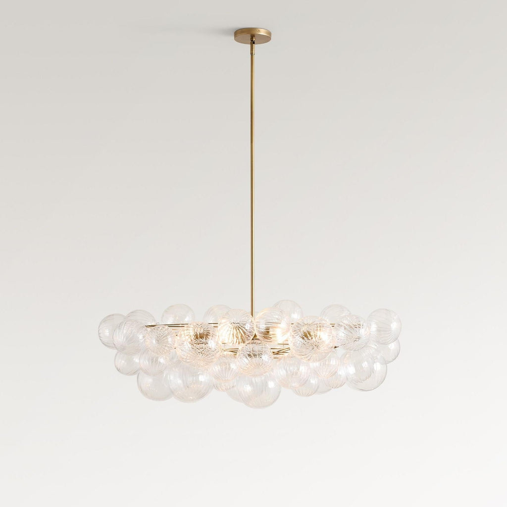 Haze Glass Bubble Chandelier