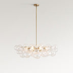 Haze Glass Bubble Chandelier