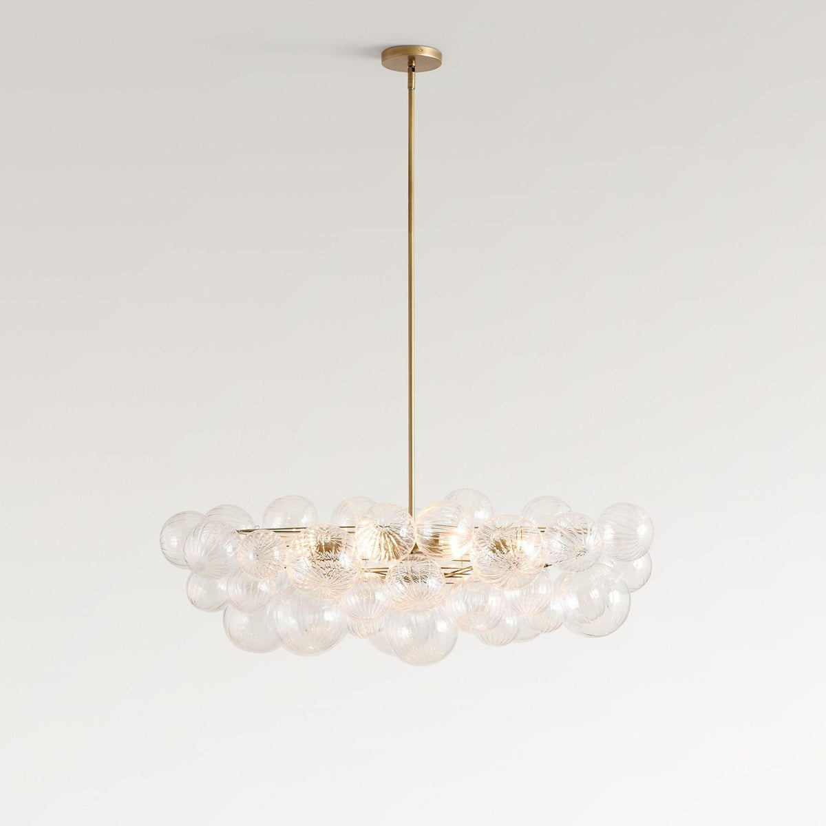 Haze Glass Bubble Chandelier