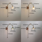 Muto Wall Lamp Modern, Folding Adjustable , Study Room