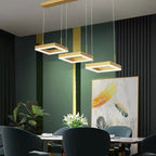 Arisha Modern Cluster 3 Lights Pendant Light Square