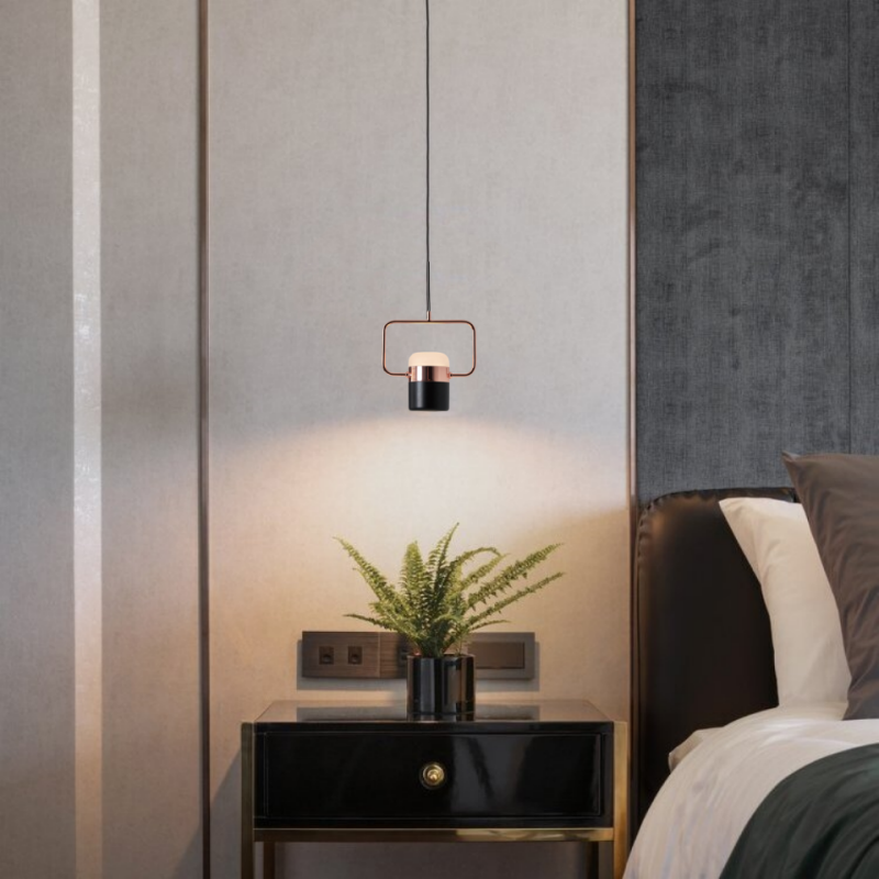 Arisha Modern Industrial Scandinavian Glass Pendant Light