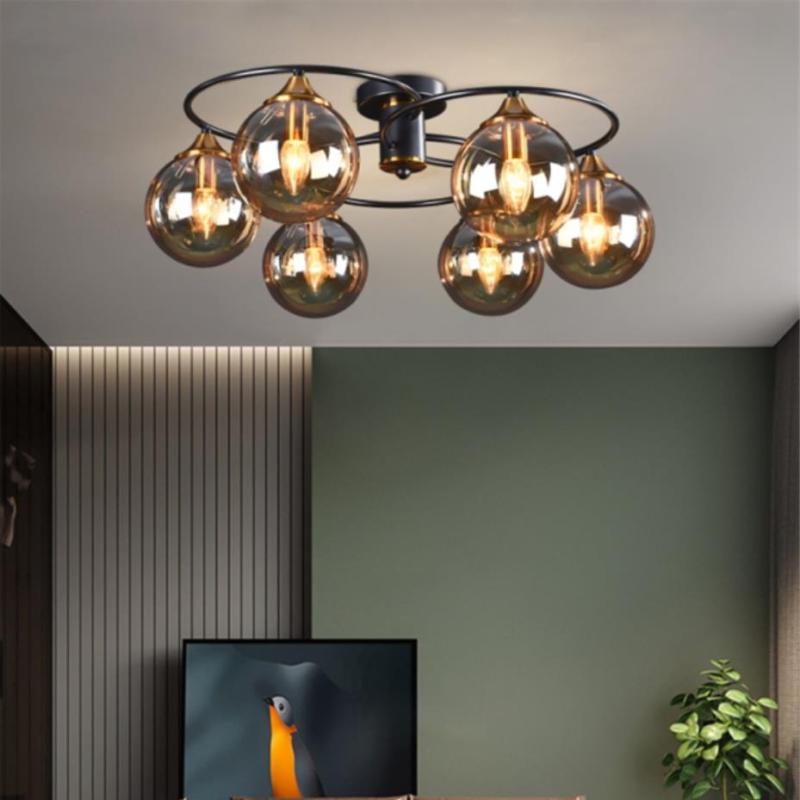 Valentina Nordic Bubble Glass Ceiling Light