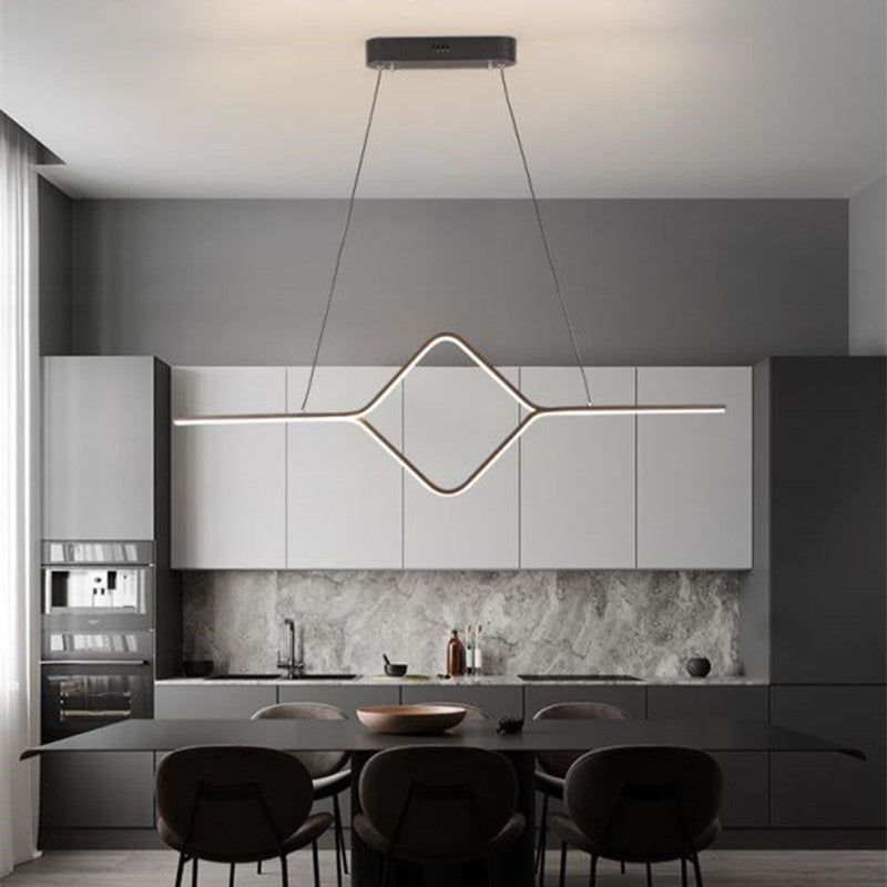Arisha Modern Linear Square Pendant Light
