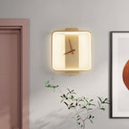 Valentina Arisha Square Clock & Acrylic Wall Lamp