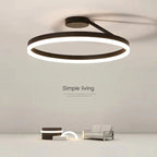 Arisha Modern Circle Flush Mount Ceiling Light Bedroom