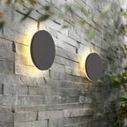 Ray Minimalist Round Square Outdoor Wall Lamp LED