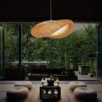 Ritta Modern Pendant Light For Dining Room/Kitchen Island, Bamboo