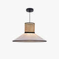 Ritta Modern Rattan FabricPendant Light