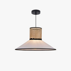 Ritta Modern Rattan FabricPendant Light