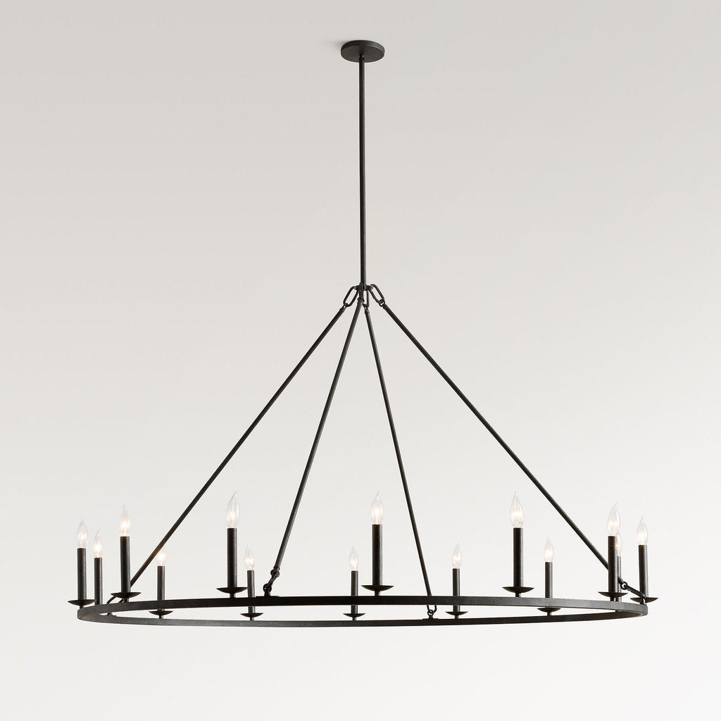 Lodge Chandelier Metal