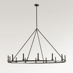 Lodge Chandelier Metal