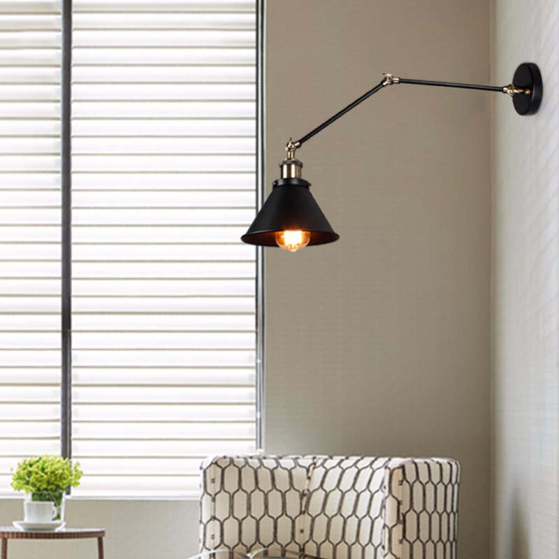 Epoch Retro Wall Lamp with Swing Arm