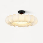 Cloudelle Modern Fabric & Wood Ceiling Light