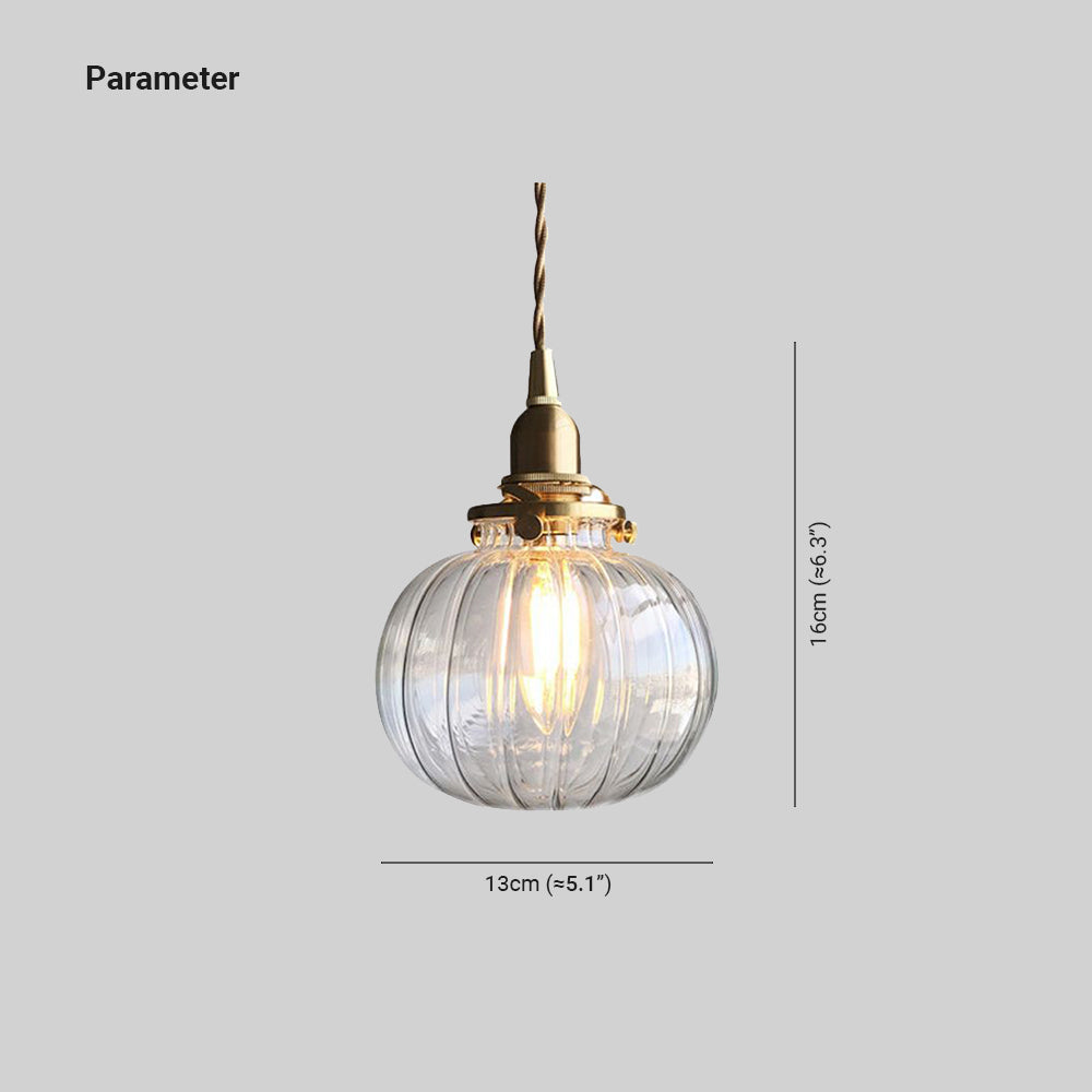 Valentina Retro Luxury Glass Pendant Light