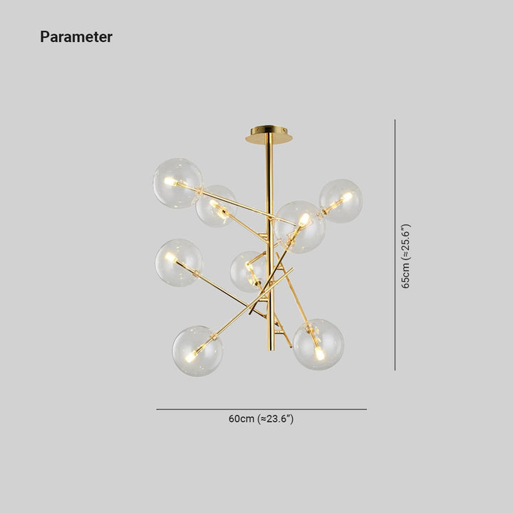 Valentina Bubble Branch Glass/ Chandelier, Kitchen/Dining Room