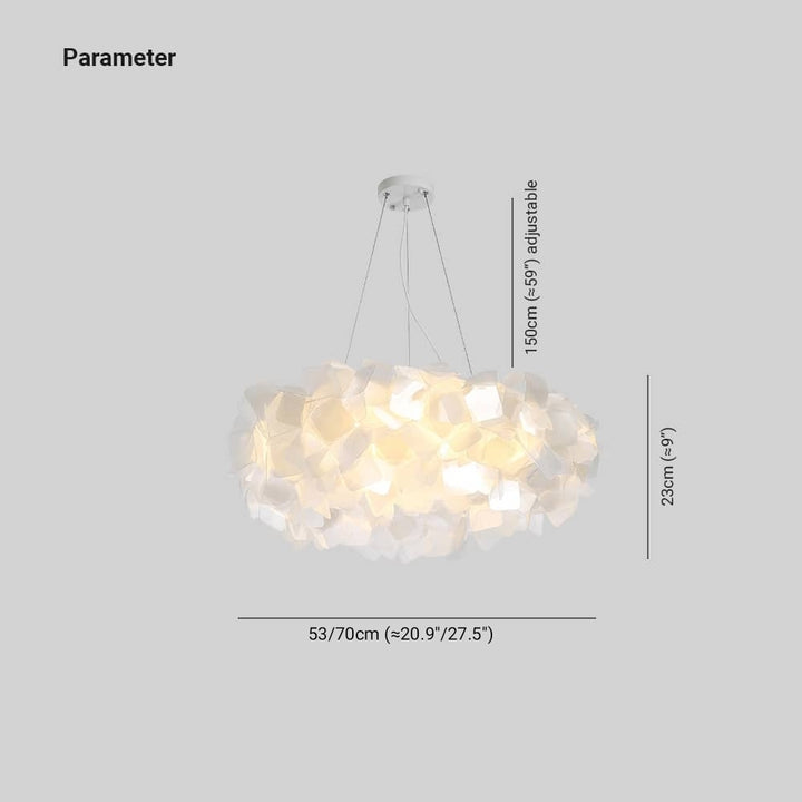 Arisha Modern Decorative Flower Acrylic Pendant Light