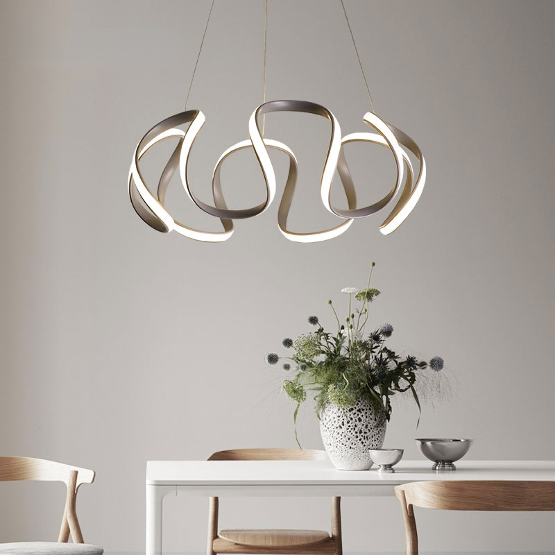 Arisha Modern Irregular Flower /Silicone Pendant Light 3 Colors