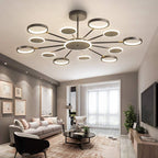 Modern Led Chandelier Geometric Acrylic
