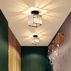 Arisha Modern /Crystal Flush Mount Ceiling Light, 3 Colors