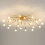 Arisha Art Deco Starry Glass Flush Mount Ceiling Light - image 21