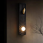 Caleb Vintage Wood Wall Lamp